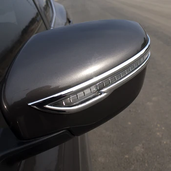 За Nissan X-Trail T32 автомобилни аксесоари, Покритие на Огледалото за обратно виждане Рамка Декоративна Капачка ABS хром X trail 2014-2018