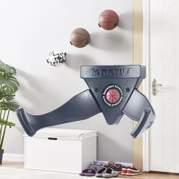 Универсална Конзола За Монтиране На Спортен Топката Притежателя Багажник Нокът Дизайн Баскетболно Поставка За Съхранение На Футбол Момчета Декор Черен